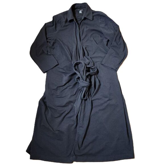Lands’ End Black Wrap Cardigan | Women’s Small 4–6 - Picture 1 of 8